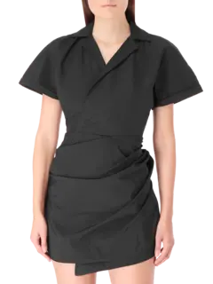 Lucia Wrap Mini Dress