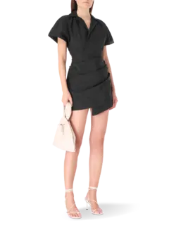 Lucia Wrap Mini Dress