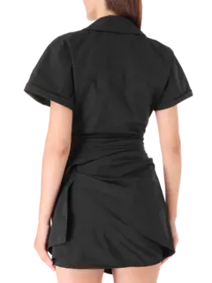 Lucia Wrap Mini Dress