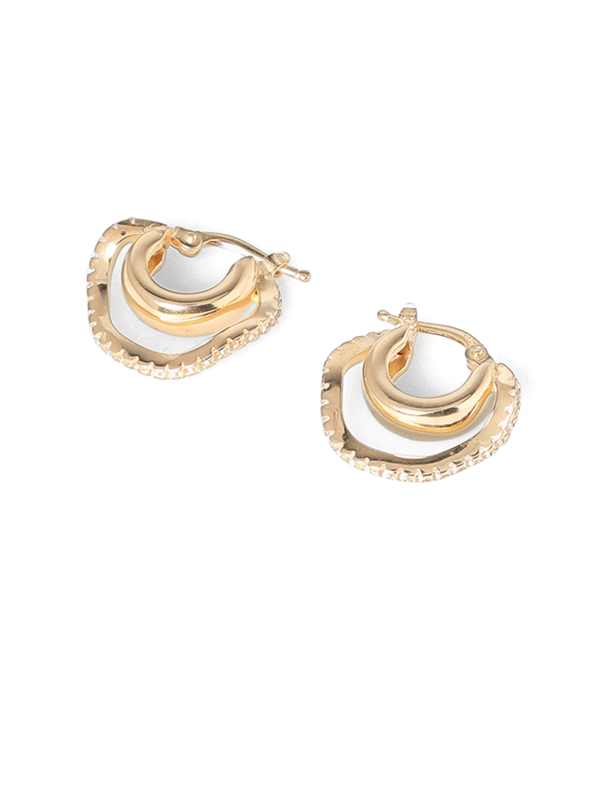 Gold Statement Earrings