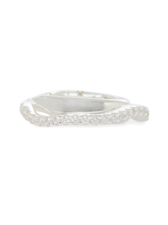 Double Ear cuffs with Pave Organic Wire