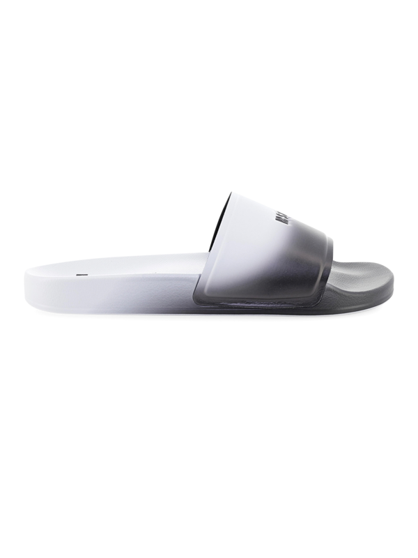 Ombré Rubber Slides with Logo Print