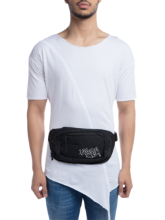 Black Graffiti Logo Fanny Pack