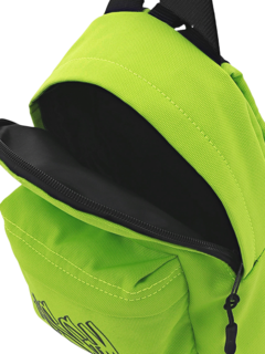 Mini Lime Green Graffiti Logo Backpack
