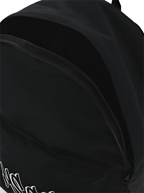 Black Graffiti Logo Backpack