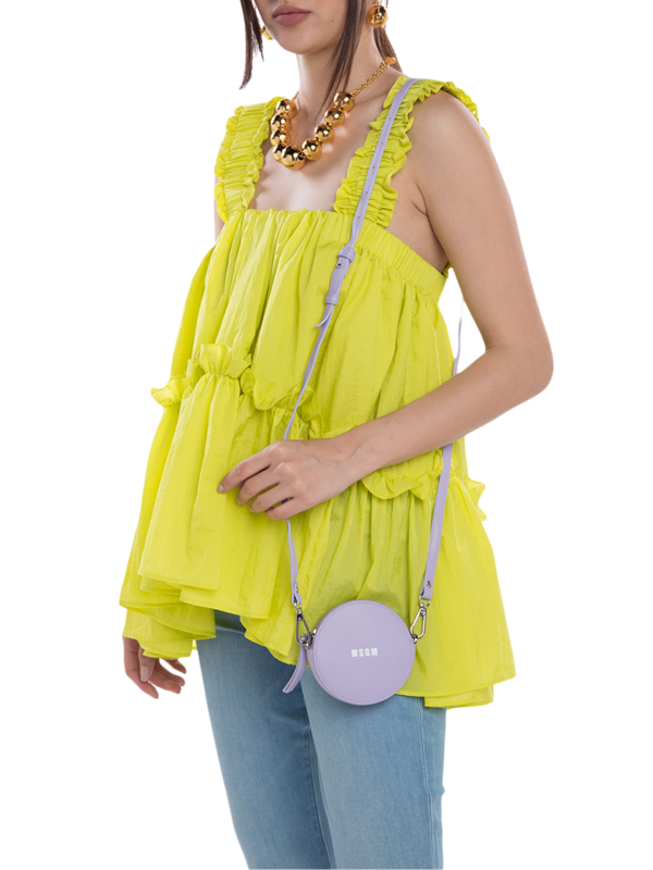 Canteen Crossbody Bag with Monochrome Strap