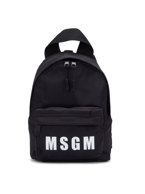 MSGM Mini Backpack with Logo Print THAT