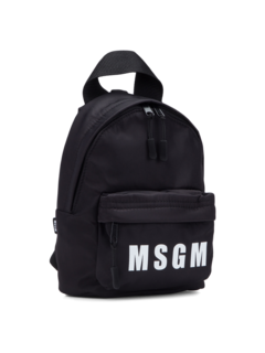 Mini Backpack with Logo Print