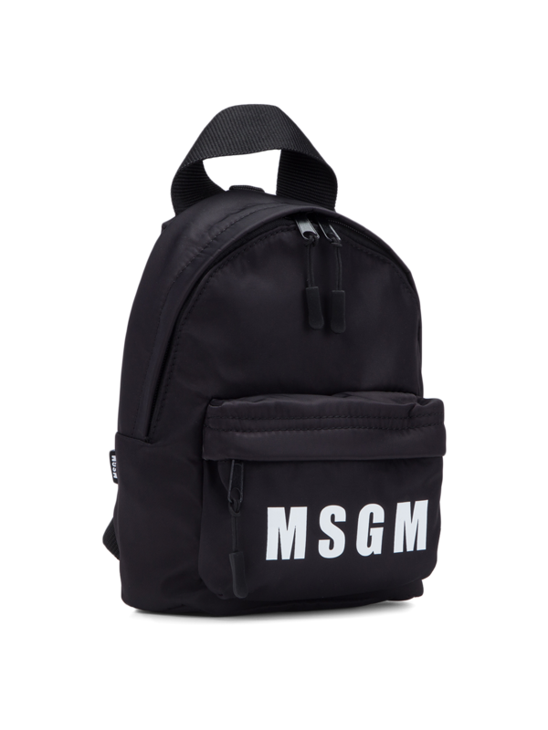 Mini Backpack with Logo Print