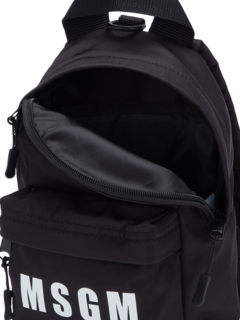 Mini Backpack with Logo Print