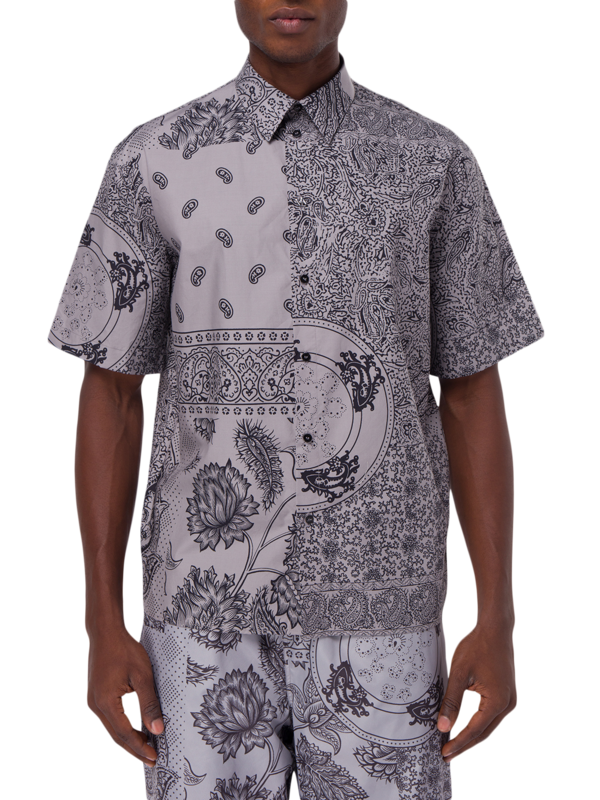 Floral Short-Sleeves Shirt