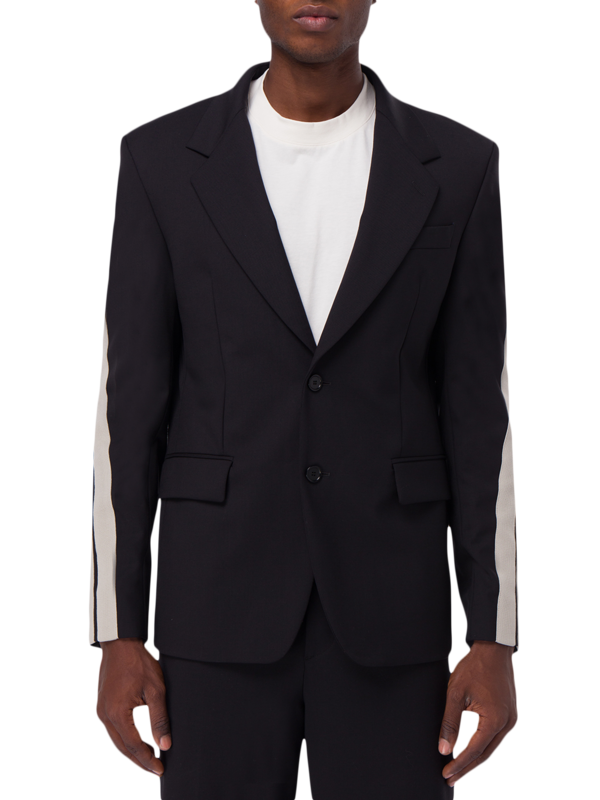 Side-Striped Blazer