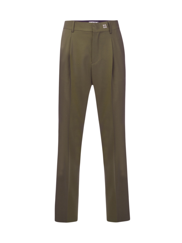 Straight-Leg Trousers