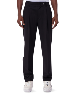 Logo Print Straight-Leg Trousers