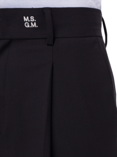 Logo Print Straight-Leg Trousers