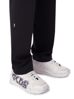 Logo Print Straight-Leg Trousers