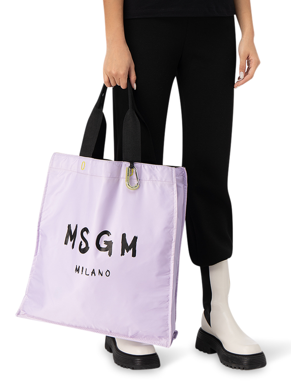 Logo Print Tote Bag