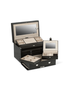 London Medium Jewelry Box, Cocao