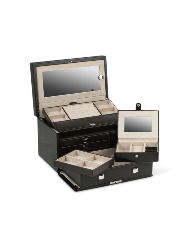 London Medium Jewelry Box, Cocao