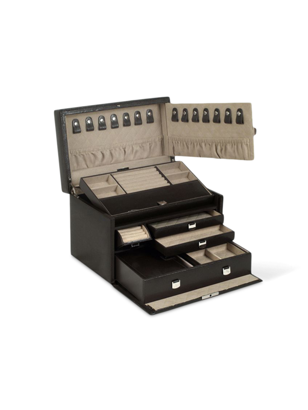 London Medium Jewelry Box, Cocao