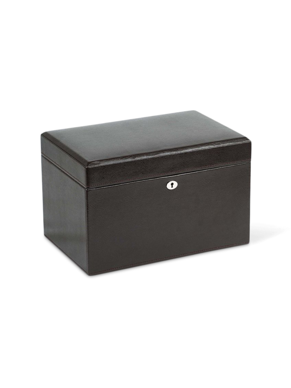 London Medium Jewelry Box, Cocao