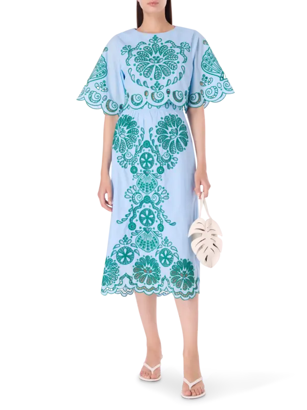 تنورة متوسطة الطول مزينة برسمة ريتشليو