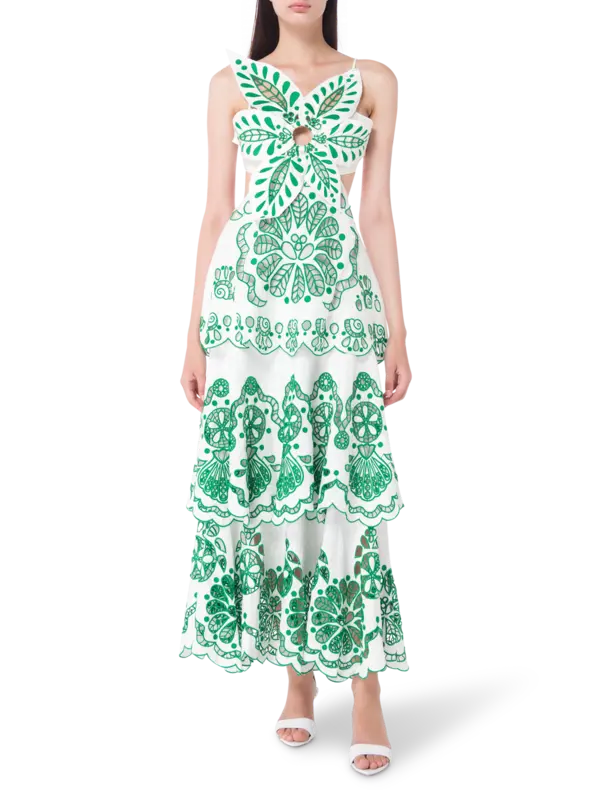 Farm Rio Flower Richelieu Midi Skirt | THAT Farm Rio Flower Richelieu Midi Skirt | THAT