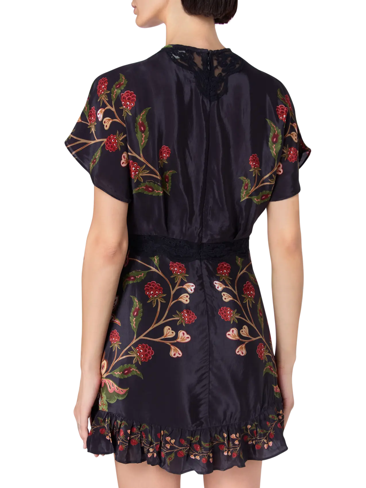 black berry garden mini dress FARM Rio Berry Garden Mini Dress | Black
