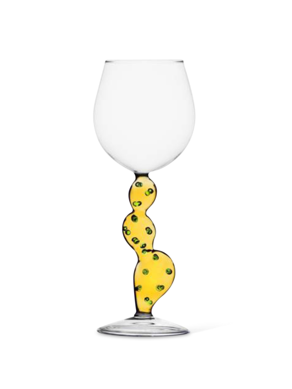 Stemmed Glass Cactus