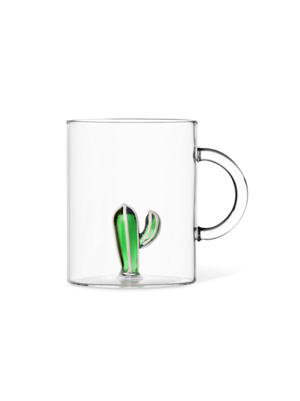 كوب بتصميم نبات الصبار