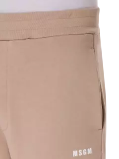 بنطال رياضي خفيف مزين بشعار