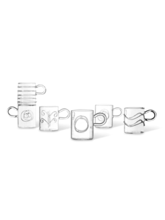 طقم أكواب قهوة مكون من 6 قطع