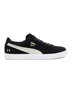 Black/Green Clyde Sneakers