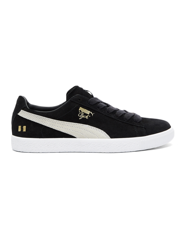 Black/Green Clyde Sneakers