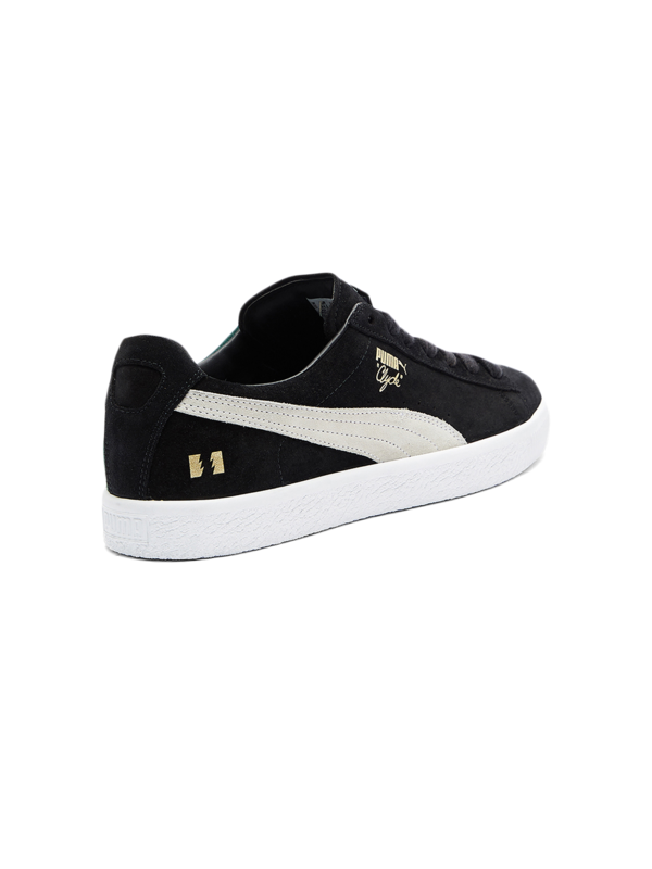 Black/Green Clyde Sneakers