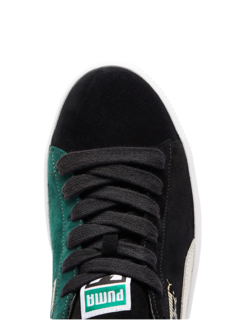 Black/Green Clyde Sneakers