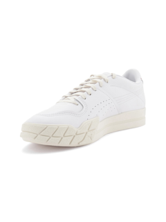 White Stitching Lace-Up Sneakers
