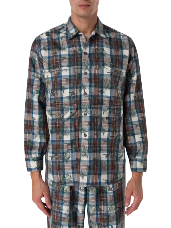 قميص أدفنتشر بطبعة مربعات