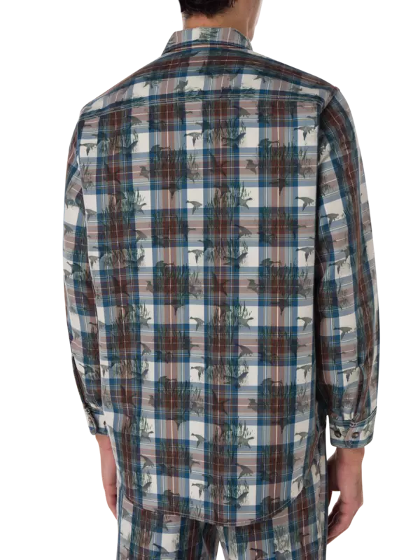 قميص أدفنتشر بطبعة مربعات