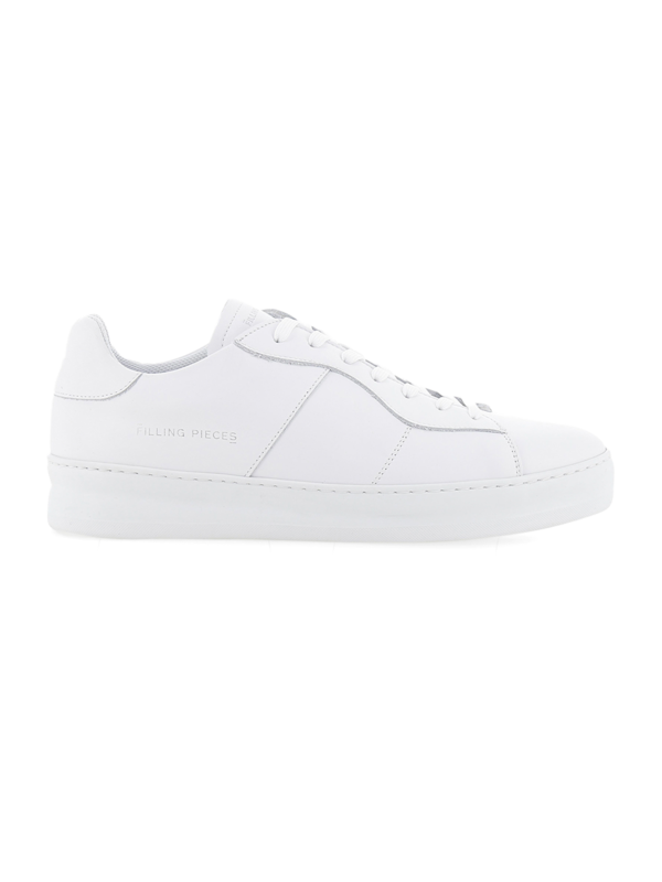 White Light Plain Court Sneakers