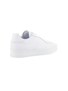 White Light Plain Court Sneakers