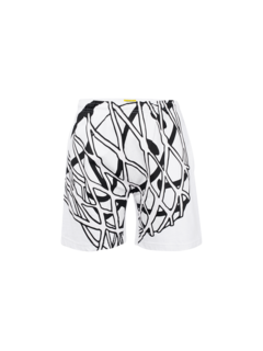 شورت بطبعة وجه مبتسم وشبكة واقي من الأشعة فوق البنفسجية