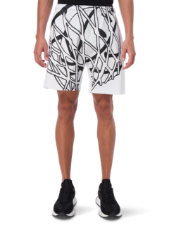 شورت بطبعة وجه مبتسم وشبكة واقي من الأشعة فوق البنفسجية