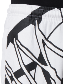 شورت بطبعة وجه مبتسم وشبكة واقي من الأشعة فوق البنفسجية