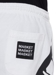 شورت بطبعة وجه مبتسم وشبكة واقي من الأشعة فوق البنفسجية