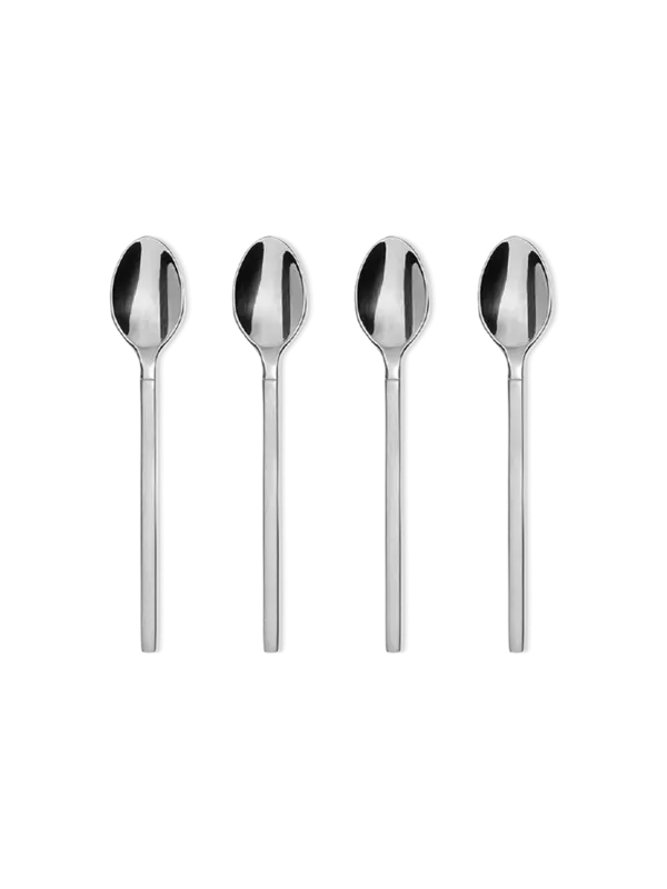 Dry Set of 4 Mocha Coffee Spoons