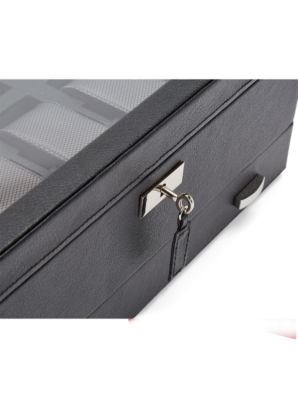 Viceroy 10 PC Watch Box w/ Drawer Black