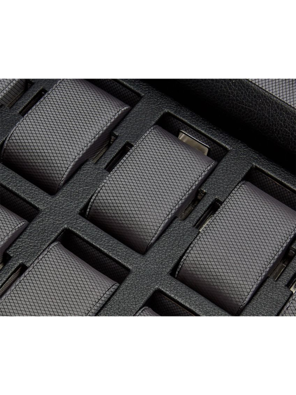 Viceroy 10 PC Watch Box w/ Drawer Black