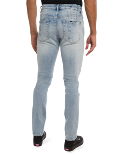 Light wash blue denim jeans