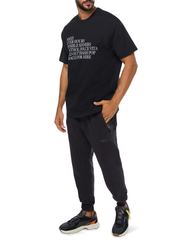 Sign Of The Times Sweat Pant Tru Black